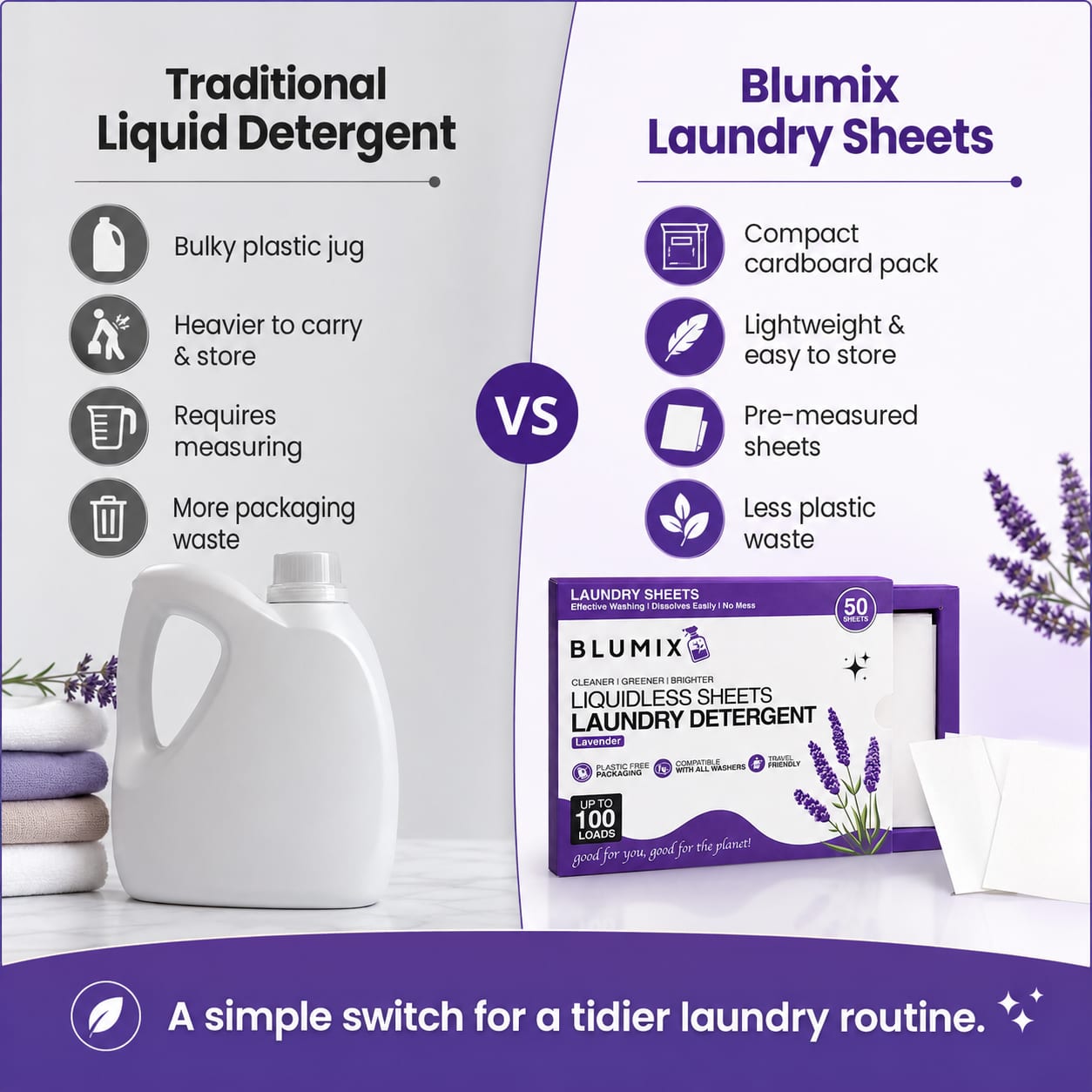 vs. liquid detergent